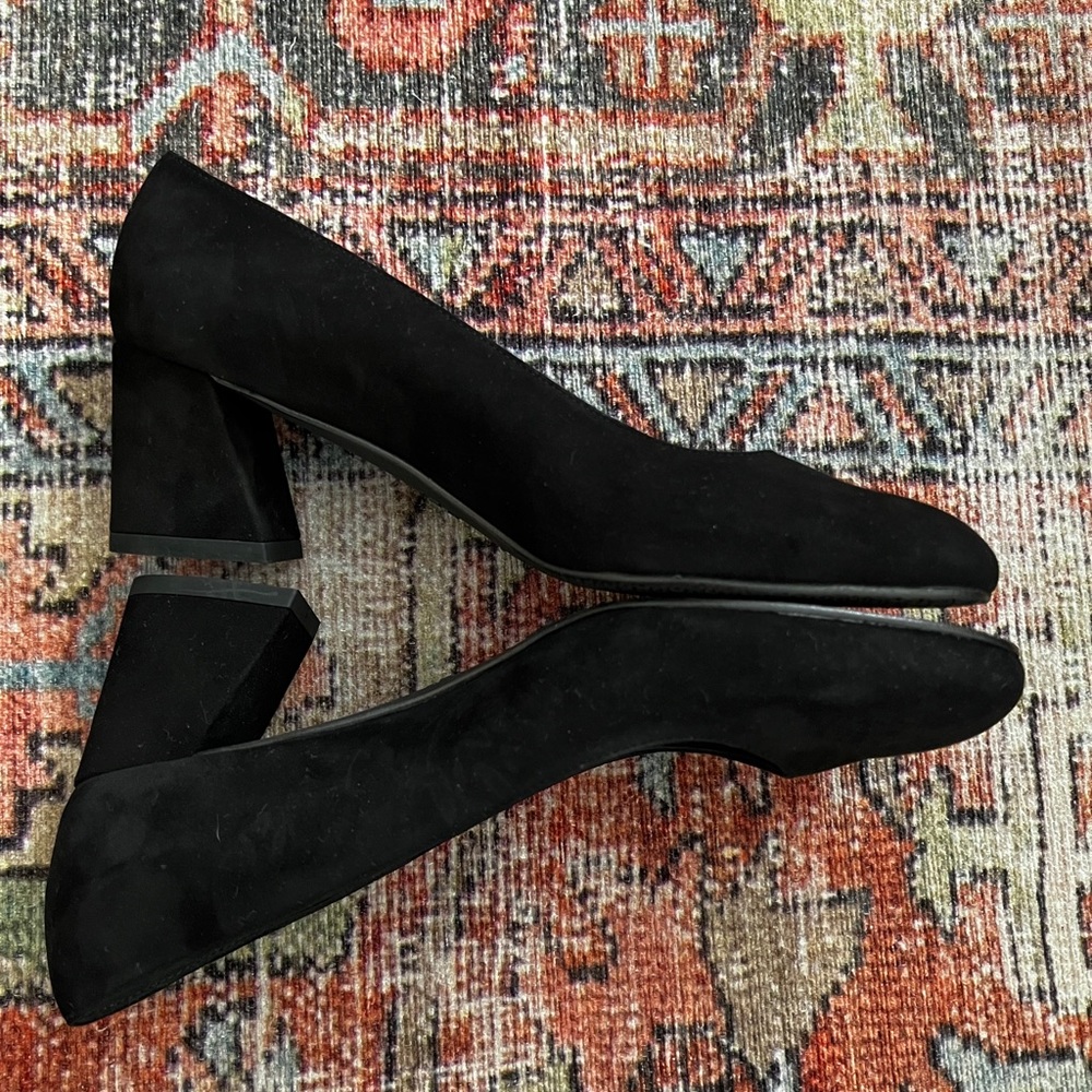 Stuart Weitzman Suede Block Heel - image 2
